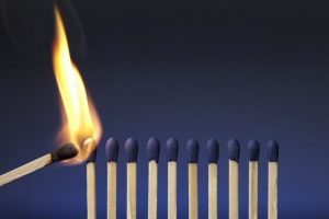 lighting up matches